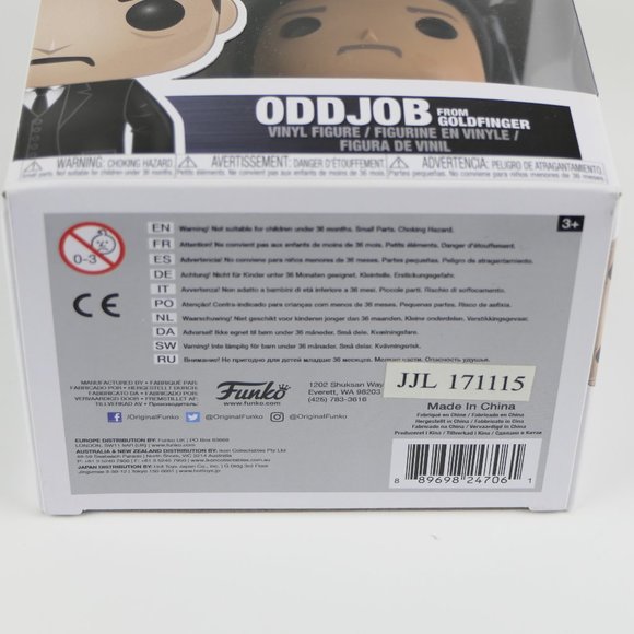 Funko POP! OddJob w/ Hat  #520 007 Goldfinger Vinyl Figure - Picture 4 of 4